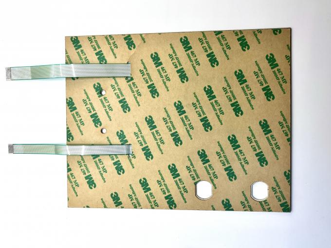 Switch Emboss Paper Emboss Energy Saving Membrane Switch Prototype With Touch Push Keys Button