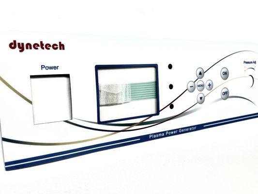 روشن LED پنجره 6 لایه پلی استر لمسی فلزی گنبد سوئیچ با 1 میلیون چرخه زندگی