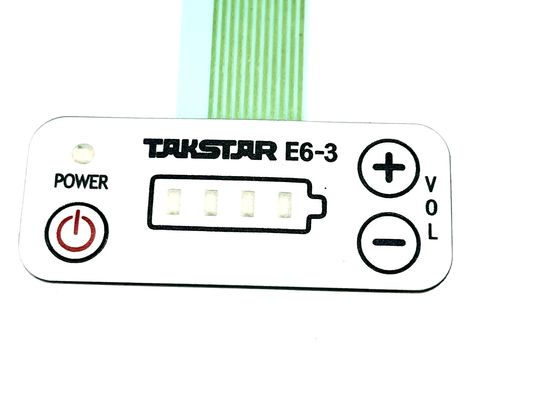 240gm Trip Force 3 تماس گنبد LED Membrane Switch با مطابقت ROHS