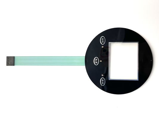 3-کليد LED برق مبدل غشا سفارشی با کانکتور Nicomatic