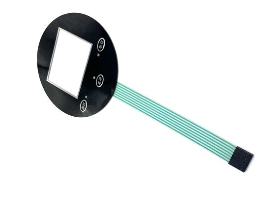 3-کليد LED برق مبدل غشا سفارشی با کانکتور Nicomatic