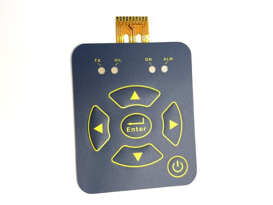 Raim Embossing Metal Dome Backlit Membrane Switch صرفه جویی در انرژی برای زیمنس