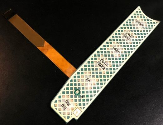 سوئیچ پنل غشا لایه محافظ ESD مس با کلید گنبدی فلزی