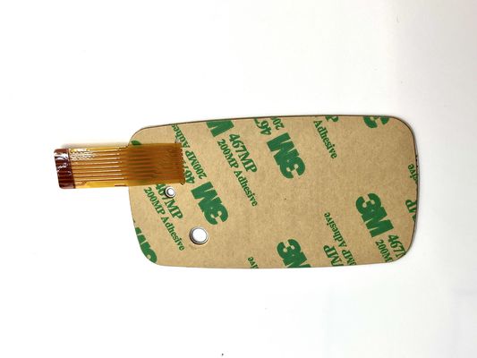 سوئیچ لمسی انعطاف پذیر 1.25mm Pitch Etch Copper Membrane با چسب 3M