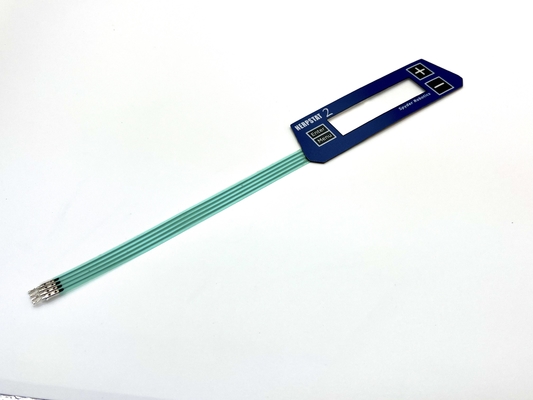 Interruptor de membrana estándar de revestimiento mate personalizado con ventana LCD transparente