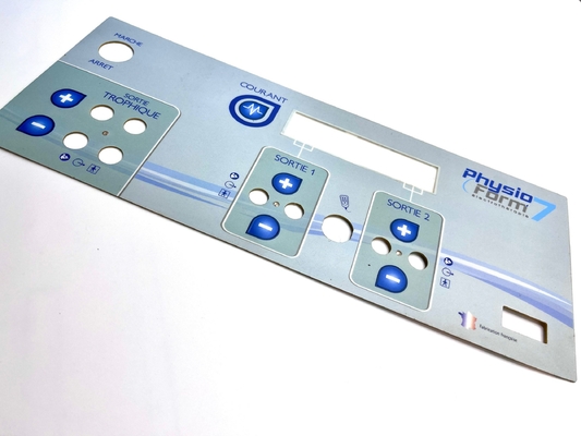 LED tertanam Backlight Matrix FFC Membrane Keypad Custom Dengan Kesalahan