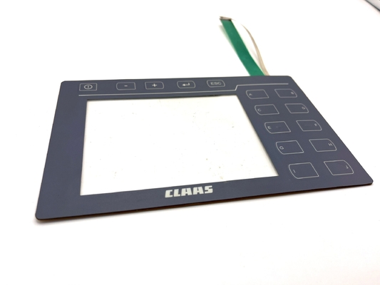 صفحه کلید انعطاف پذیر 1.0mm Pitch Etch Copper Membrane Switch با چسب 3M