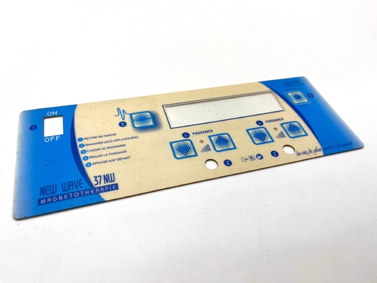 Glossy Finish Polyester Membran Jendela Transparan Switch Keyboard Untuk Mesin CNC