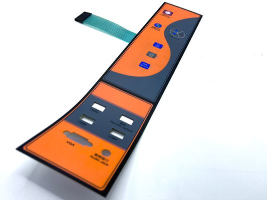 3M Rear Adhesive Tactile Membrane Keyboard With Gradient Printing