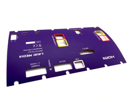 Polycarbonate Graphic Overlay Customizable Durable And Impact Resistant With Tactile Features