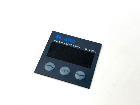 Custom Lcd Display Industrial Printed Panel Labels With Tactile Keys Graphic Overlay
