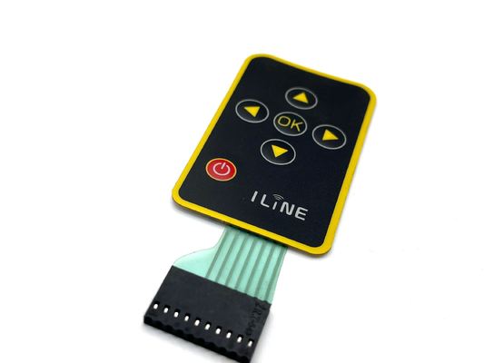 Customizable Tactile Membrane Switch With Embossing For Tactile Indications And Button Feedback
