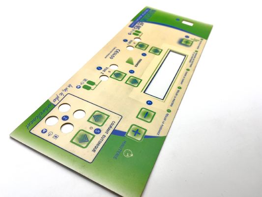 Half-Tone Color Printing LED Membrane Switch With Rim Pillow And Dim Embossing For Detailed Images