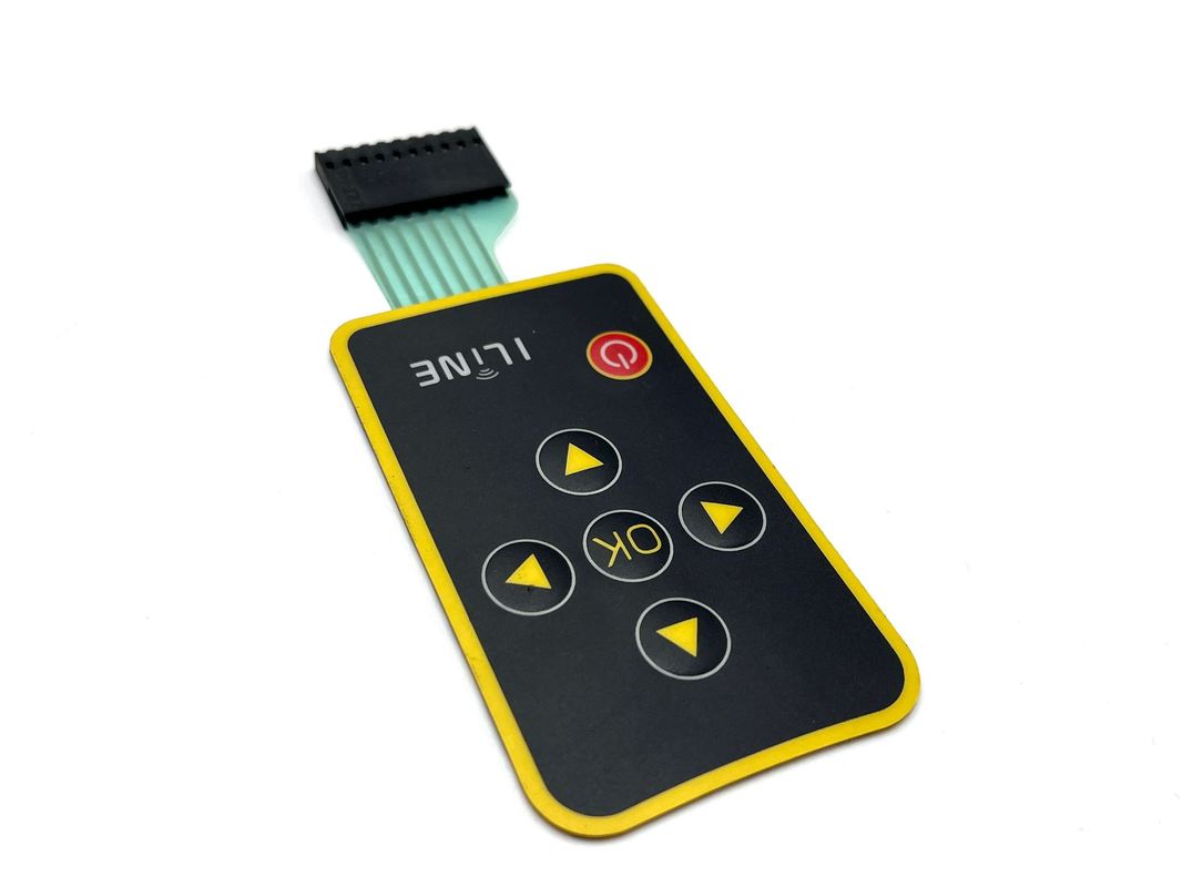 High-Performance Tactile Membrane Switch With Customizable Front Overlay Material For Budget Keyboards And Computer Peripherals