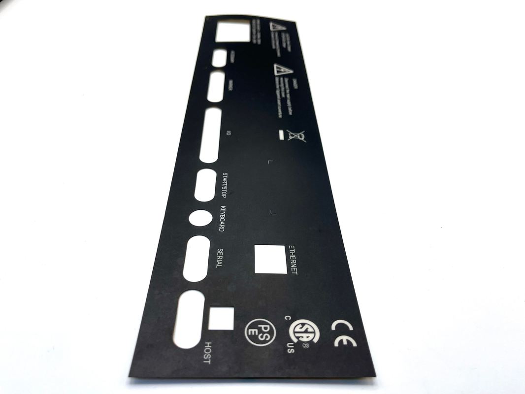 Custom Graphic Overlay Nameplates for Branding Identification and Safety Labeling in Industrial and Commercial Settings