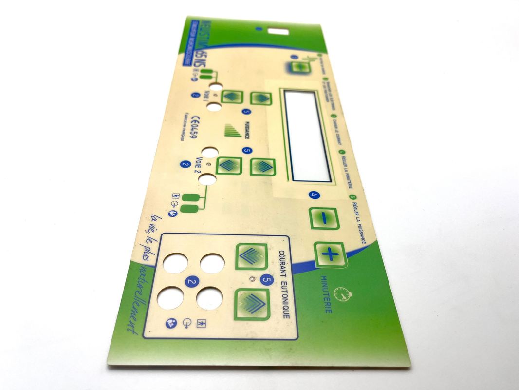 Half-Tone Color Printing LED Membrane Switch With Rim Pillow And Dim Embossing For Detailed Images