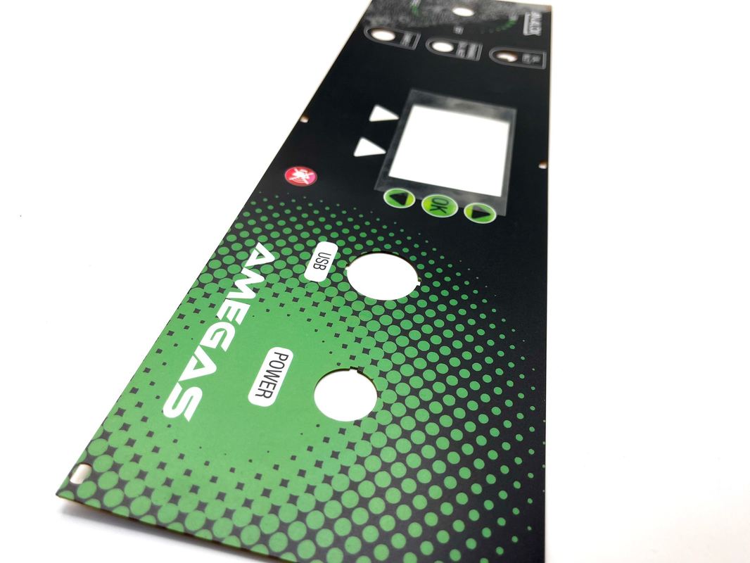 Metal and Poly Domes Available for Tactile Keys on Customizable LCD Membrane Switch with Embossing Options