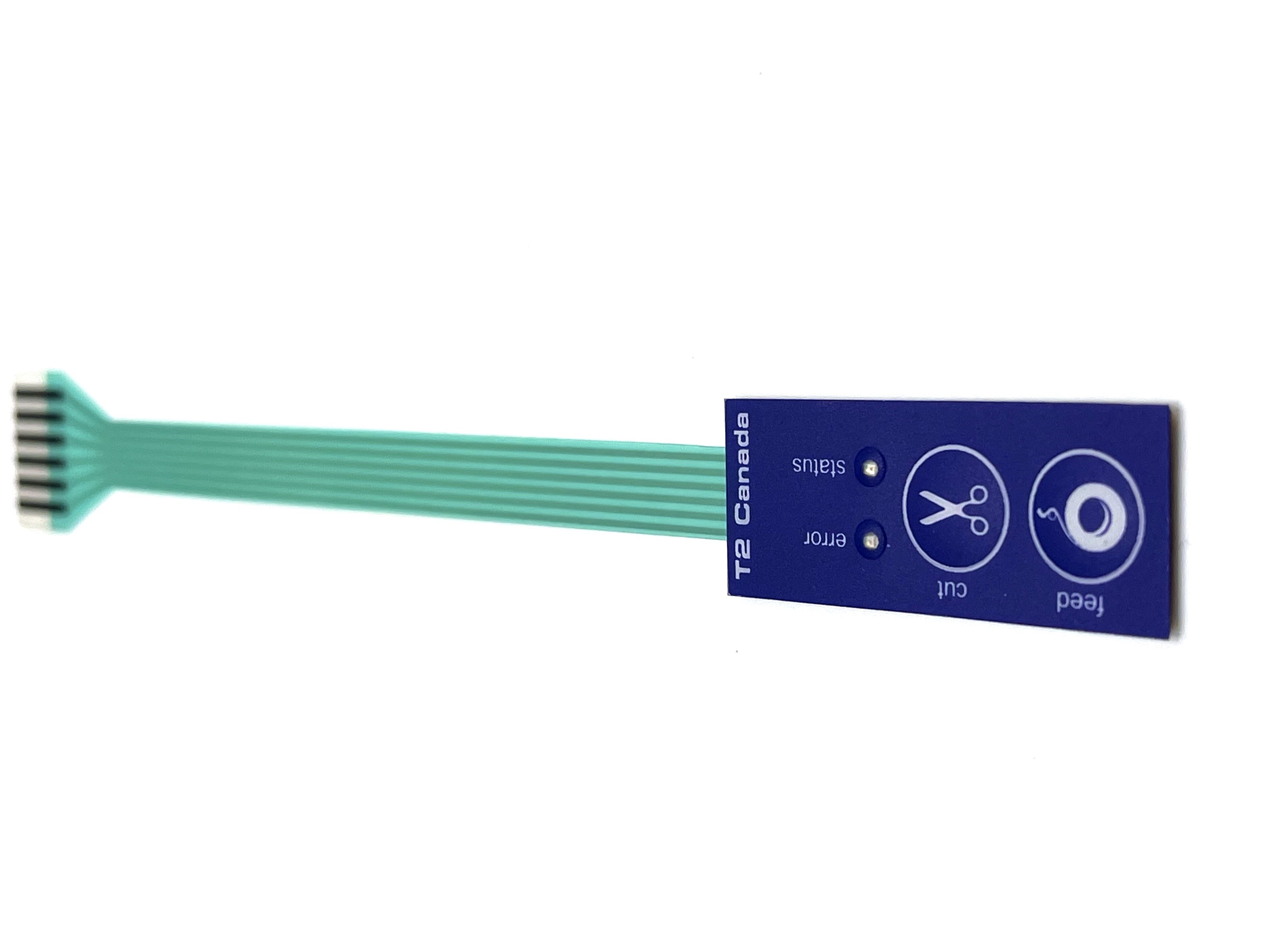 EL Backlit Poly Tactile Membrane Switch Customized For Household Appliances