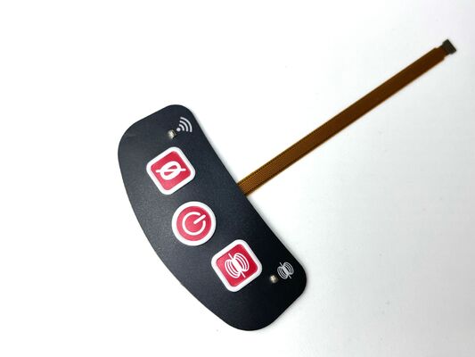 Gradient Printing Waterproof Membrane Button Switch LED Backlight For ...
